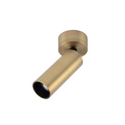 Luminosa Lighting Luminosa Stan Slim Single Spotlight Bronze Gu10 from B&Q