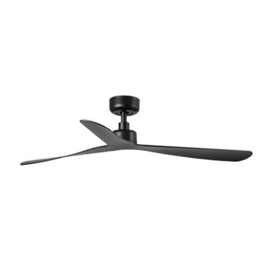 Luminosa Lighting Luminosa Rocker 132Cm Ceiling Fan Matt Black