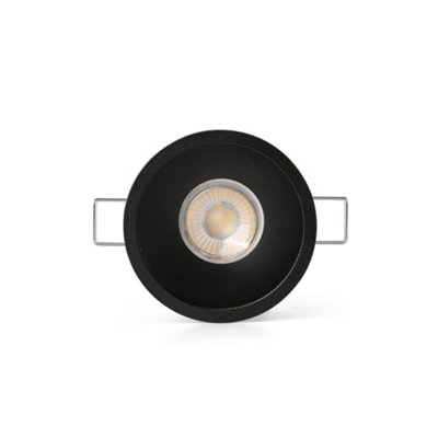 Luminosa Lighting Luminosa Flac Recessed Downlight Black Mr11 Gu10 from B&Q