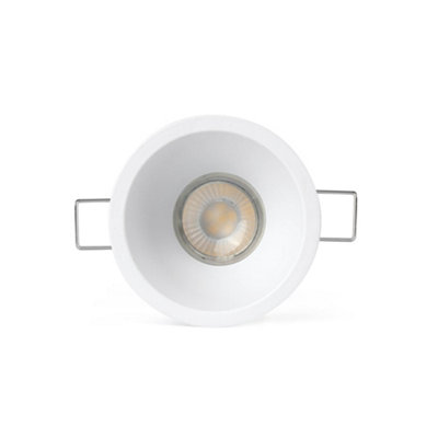Luminosa Lighting Luminosa Flac Outdoor Recessed Downlight White Mr11 Gu10 Ip65 from B&Q