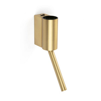 B&Q -  Luminosa Dante Led Reading Wall Light Satin Gold 5W/3W 2700K