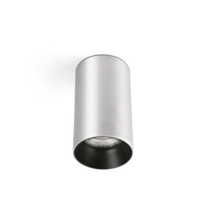 Luminosa Lighting Luminosa Stan Surface Mounted Downlight Brushed Aluminium Gu10 from B&Q