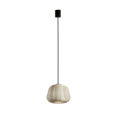 Luminosa Lighting Luminosa Narita Outdoor Pendant Ceiling Light Beige E27 Ip65 from B&Q