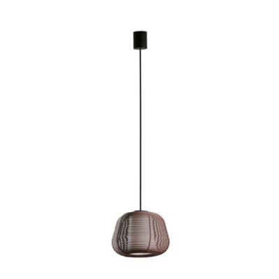 Luminosa Lighting Luminosa Narita Outdoor Pendant Ceiling Light Rust Brown E27 Ip65 from B&Q