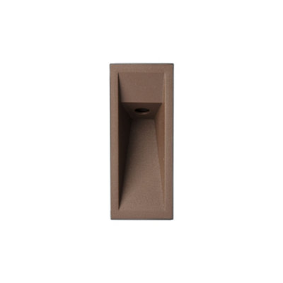 Luminosa Lighting Luminosa Til Led Outdoor Recessed Wall Lamp Rust Brown Ip65 2700K No Driver from B&Q