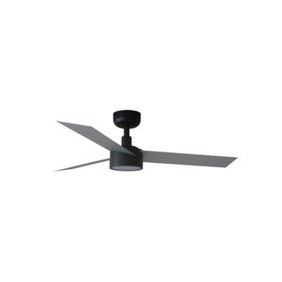 B&Q -  Luminosa Cruiser 106Cm Ceiling Fan Matt BlackAluminium Blades Cct