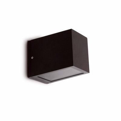 Luminosa Lighting Luminosa Lacre 1 Light Outdoor Wall Light Dark Grey Ip54E27