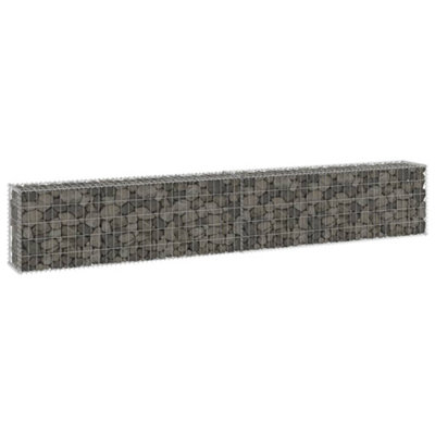 Berkfield Gabion Wall With Covers Galvanised Steel 300X30X50 Cm from B&Q