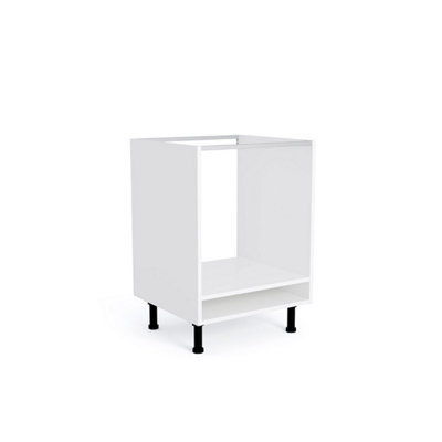 Wtc Premier Cab 600mm Kitchen Built Under Oven Housing Unit Cabinet White 18mm Mfc (Carcass Only) from B&Q