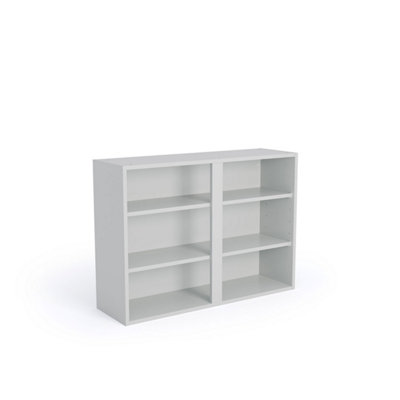Wtc Premier Cab 1000mm W 720mm H Kitchen Wall Unit Cabinet Natural Grey 18mm Mfc (Carcass Only) from B&Q