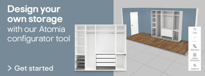 Design your own storage with our Atomia configurator tool. Get started now.
