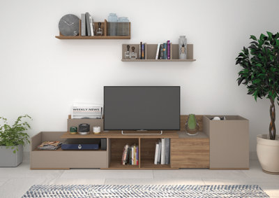 Trasman Boost Shelf Unit Only Kansas Oak from B&Q