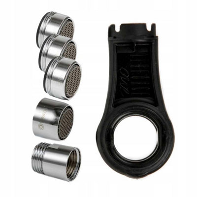 Tucai Home Water Saving KitTap Aerators 3X 24mm 1X 22mmShower Flow ReducerTool from B&Q