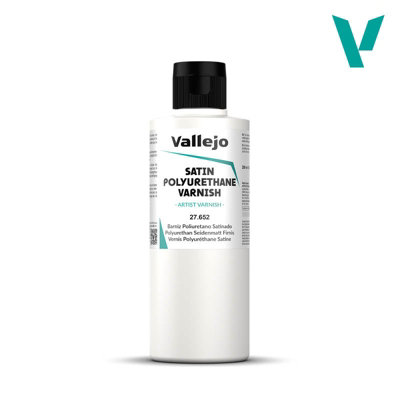 Vallejo Polyurethane Satin Varnish 200Ml from B&Q