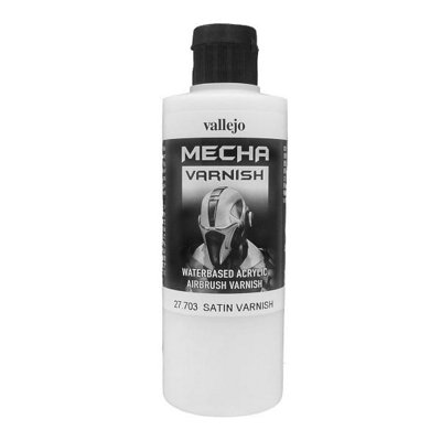 Vallejo Mecha Acrylic Satin Varnish 200Ml For Brush Or Airbrush from B&Q