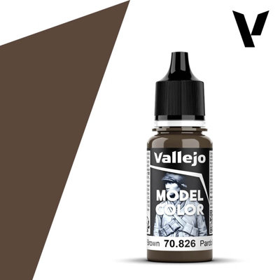 Vallejo Model Color 17Ml Medium Brown from B&Q