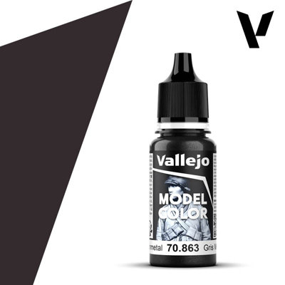 Vallejo Model Color 17Ml  Metallic Gunmetal Grey from B&Q