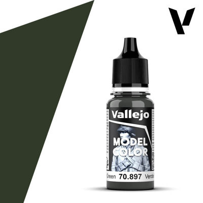 Vallejo 897 Model Colour Bronze Green 17ml Paint Dropper Bottle - Image 8