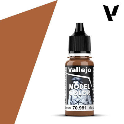 B&Q -  Model Color 17Ml  Orange Brown