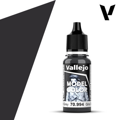 Vallejo Model Color 17ml - Dark Grey  - 70.994 - Image 8