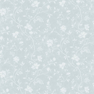 Galerie Unisex Blue Spring Blossom Floral Print 10M Wallpaper - Image 3