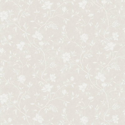 Galerie Spring Blossom White Wallpaper from B&Q
