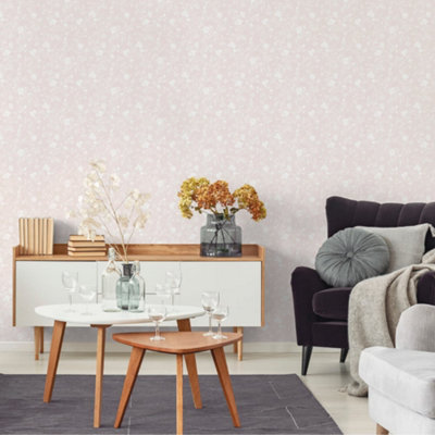 Galerie Spring Blossom Pink Wallpaper from B&Q