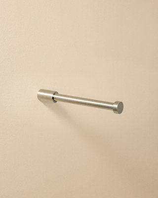Cosmic Paper Holder Without Cover Glossy Stainless Steel Logic from B&Q