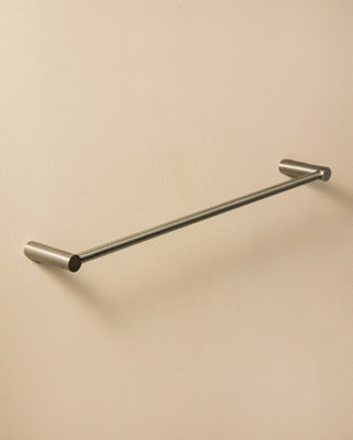 Cosmic Towel Rail Matt Stainless Steel Logic (40Cm) from B&Q