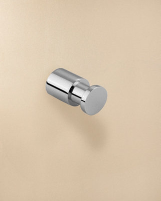 Cosmic Towel HookRobe HookCoat HookChromeAnti-CorrosionSupports Up To 5KgArchitect Collection from B&Q