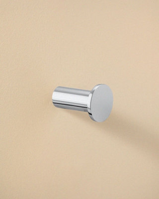 B&Q -  Towel HookRobe HookCoat HookSupports Up To 5KgChromeAnti-CorrosionArchitect Collection
