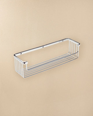 Cosmic Shower CaddyShower Basket40CmBig Capacity SilverAnti-CorrosionArchitect S+ Collection