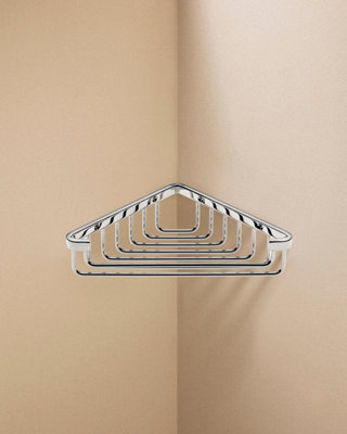 Cosmic Shower CaddyShower Basket20CmSilverAnti-CorrosionArchitect S+ Collection
