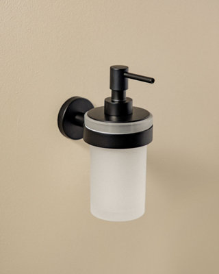 Cosmic Unisex Black Soap Dispenser, 200Ml, Matt Anti-Corrosion, Start Collection In - Image 2