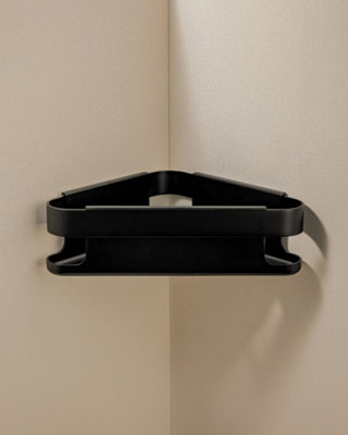 Cosmic Removable Corner Soap Dish Matte Start Black