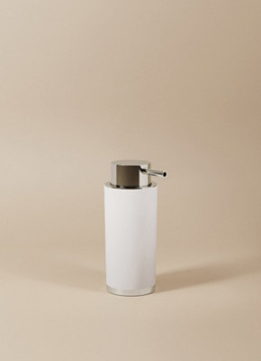 Cosmic Soap Dispenser200MlScrew-In Or Self-AdhesiveChrome SilverAnti- CorrosionNext Collection from B&Q