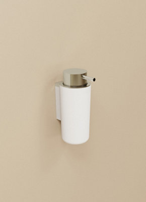 Cosmic Soap Dispenser200MlScrew-In Or Self-AdhesiveChrome SilverAnti- CorrosionNext Collection from B&Q