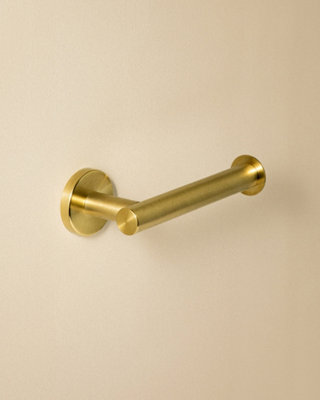 Cosmic Paper Holder Without Cover Brushed Gold Pvd Architect Sp from B&Q