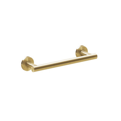 Cosmic Towel Rail Brushed Gold Pvd Architect Sp (30Cm) from B&Q