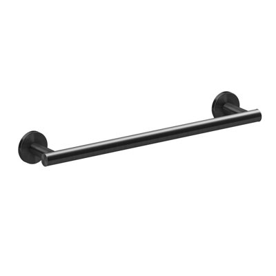 Cosmic Towel Rail Brushed Black Pvd Architect Sp (46Cm) from B&Q