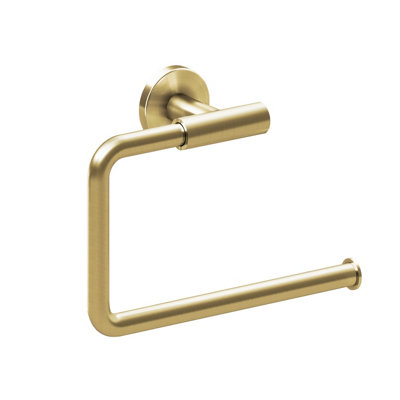 Cosmic Towel RingBrushed Gold PvdWall-Mounted20Cm DiameterCollection Architect S+ from B&Q