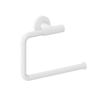 Cosmic Towel Ring Matt White Architect Sp from B&Q