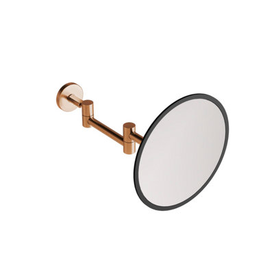 Cosmic Wall Magnifying MirrorBrushed Copper Pvd Architect Sp (X5) from B&Q