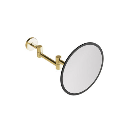 Cosmic Wall Magnifying MirrorBrushed Gold Pvd Architect Sp (X5) from B&Q