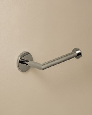 Cosmic Right Toilet Roll HolderChromeHidden FixingsAnti-CorrosionStart Collection from B&Q