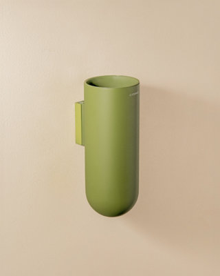 Cosmic Wall Mounted Toothbrush HolderBathroom TumblerGreenAward-Winning DesignGeyser Collection from B&Q