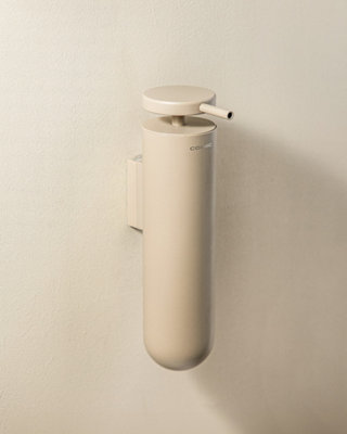Cosmic Wall Mounted Soap Dispenser185Ml CapacityBeigeAward-Winning DesignGeyser Collection from B&Q