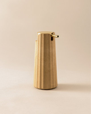 Cosmic Soap Dispenser200Ml CapacityBeigeRecycled MaterialsAward-Winning DesignAvenir Collection from B&Q