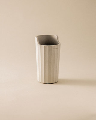 Cosmic Toothbrush HolderBathroom TumblerWhiteRecycled MaterialsAward-Winning DesignAvenir Collection from B&Q