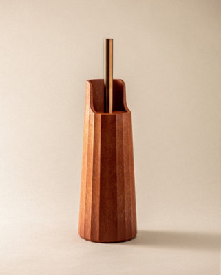 Cosmic Unisex Terracotta Toilet Brush, Brown Design, Avenir Collection In 0.62Kg - Image 3